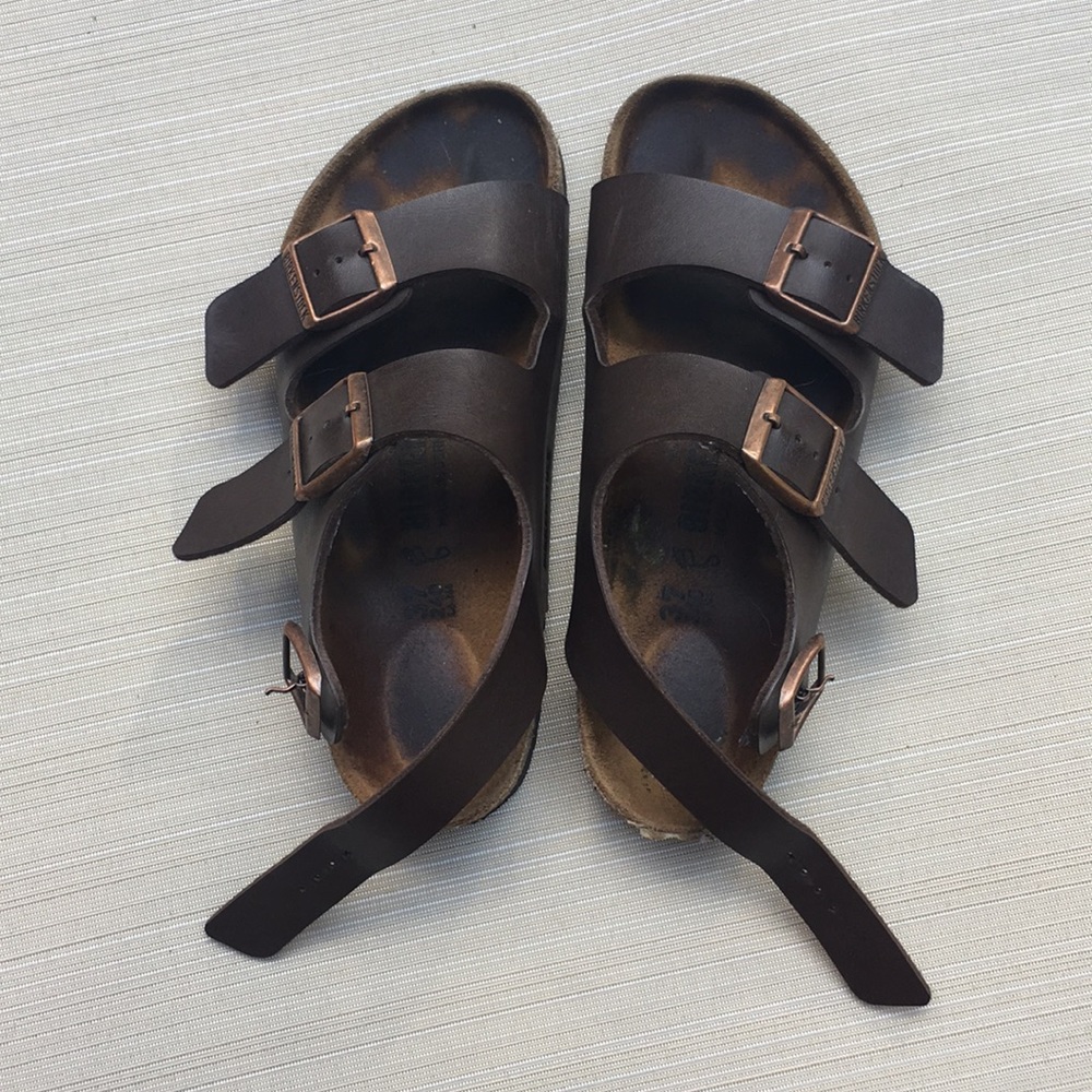 Dark Leather Birkenstocks